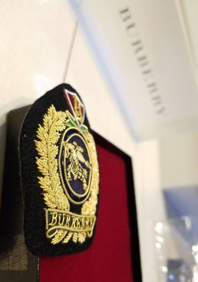 バーバリーエンブレム 新品未使用 美品 ホースマーク 刺繍150 160 大人S