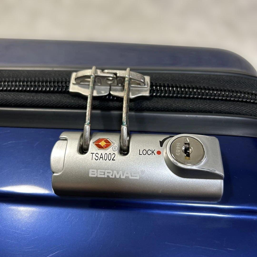 美品！ BERMAS バーマス スーツケース 31リットル ブルー 2輪 ドイツ