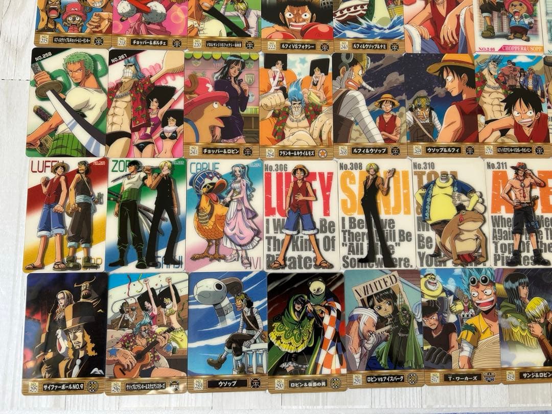 ワンピース 海賊王グミカード まとめ売り　50枚セット
