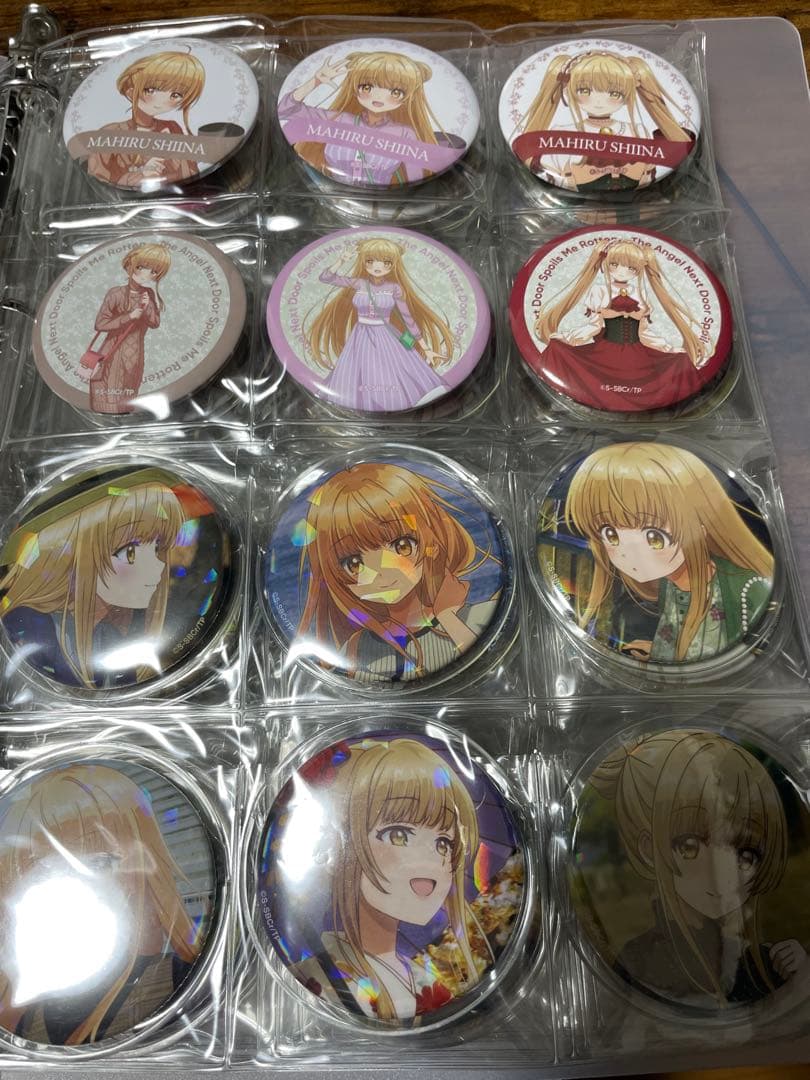 お隣の天使様にいつの間にか駄目人間にされていた件 椎名真昼 缶バッジ