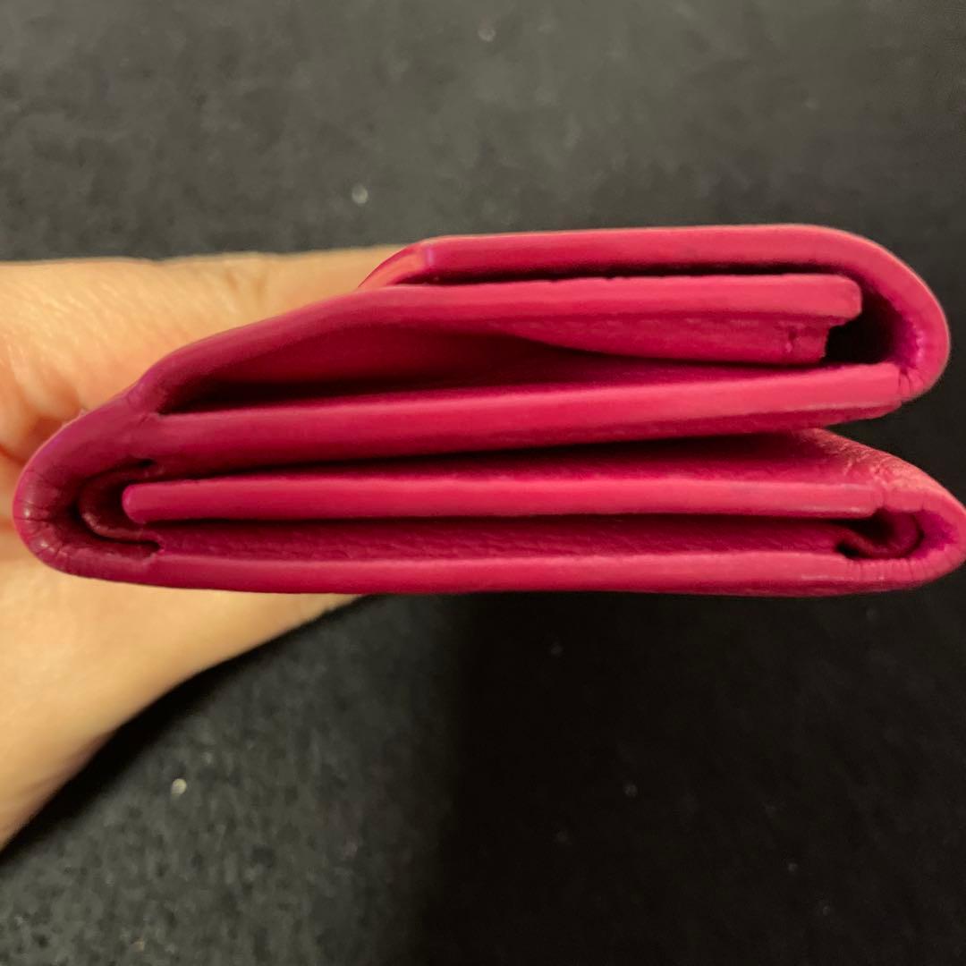 ち*★様 LV ルイヴィトン ピンク 三つ折り財布 コンパクト ミニ財布 可愛い