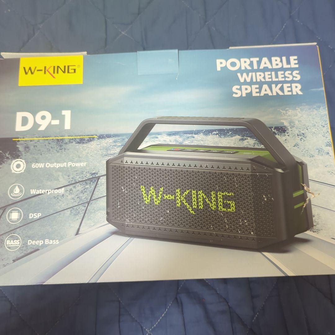 W-KING 60W RMS 100Wピーク、スピーカー bluetooth