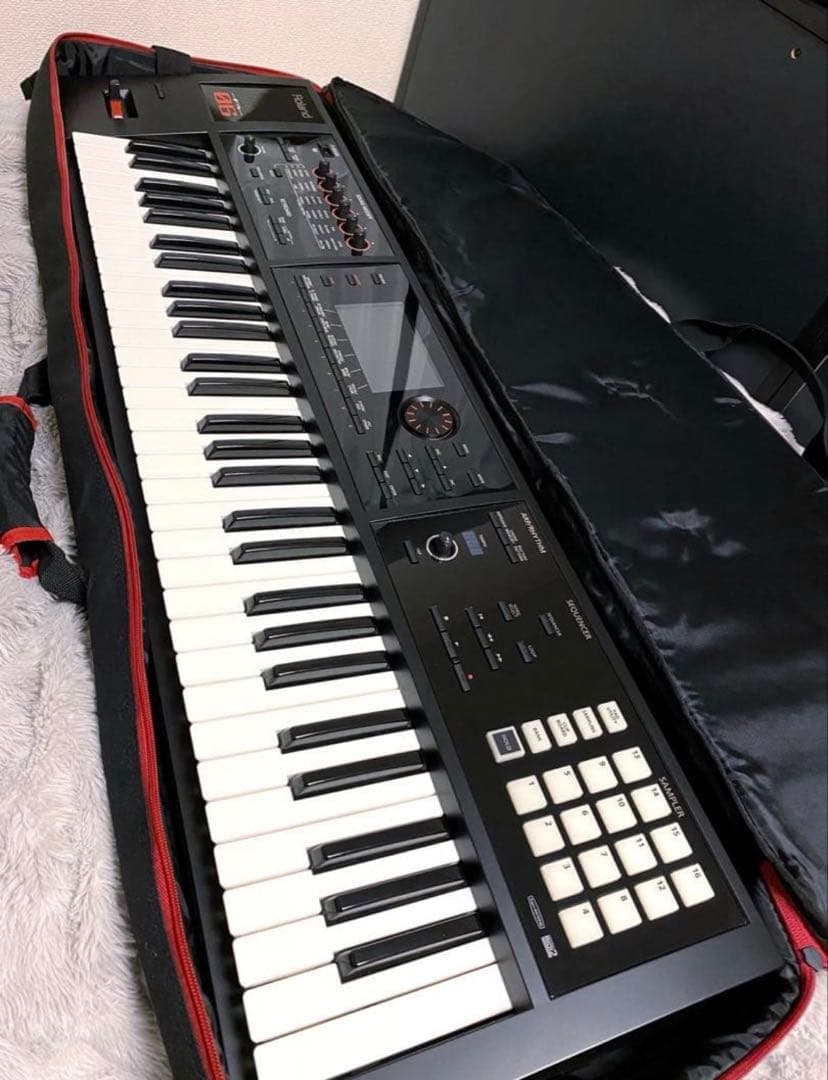 美品※動作不良有 Roland FA-06 61鍵盤 シンセサイザー 一式まとめ