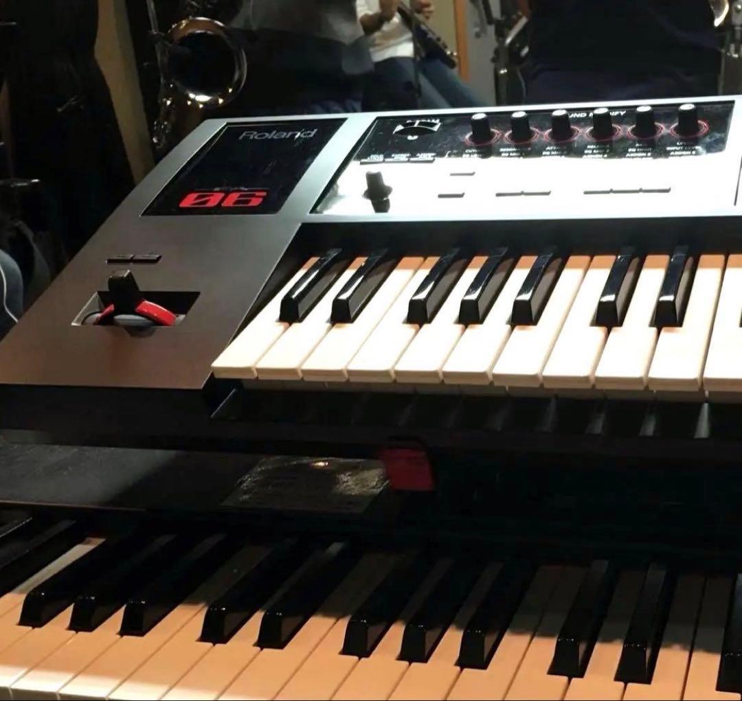 美品※動作不良有 Roland FA-06 61鍵盤 シンセサイザー 一式まとめ