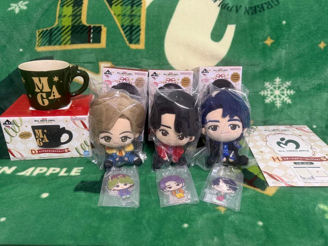 Mrs. GREEN APPLE 一番くじ A賞3点セット+D賞マグカップ
