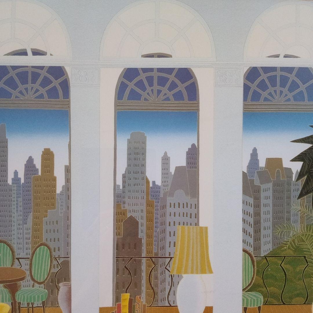 \"新品\"トーマスマックナイト　リトポスター『BLUE COUCH』共箱付