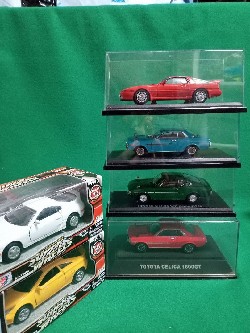 1/43トヨタ セリカ　スープラ ミニカー6台セット