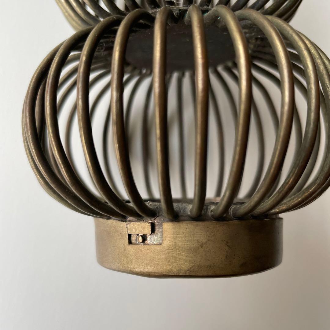 アンティーク「銀製虫かご」中国古美術