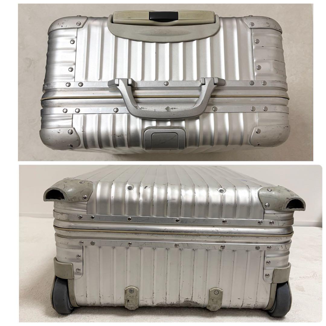 リモワ トパーズ アルミニウム ダイヤルロック式 2輪 スーツケース シルバー