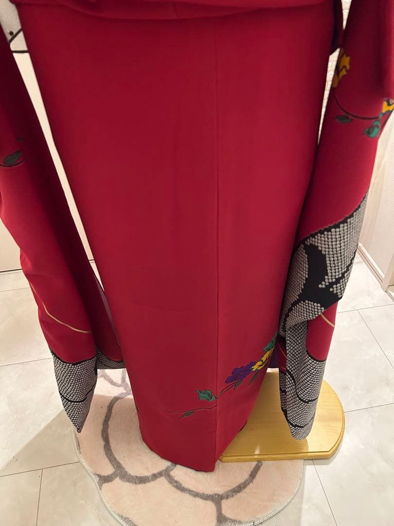 きりたんぽ　赤系　振袖フルセット