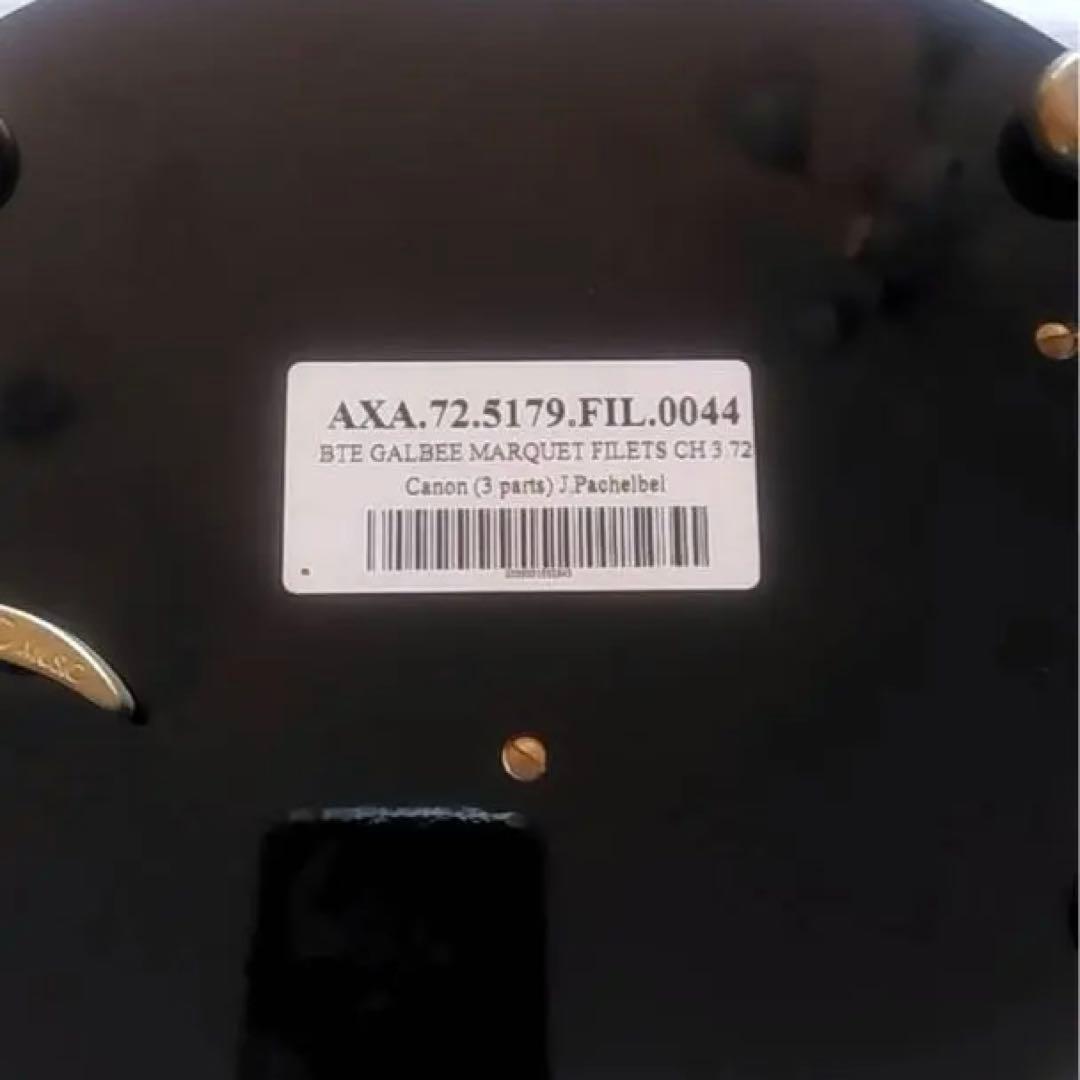 リュージュ72弁オルゴール Canon リーフ型象篏細工