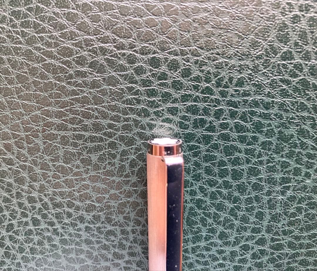 y*u様 MONTBLANCモンブラン ２色ボールペン 廃盤品シルバー 新品未使