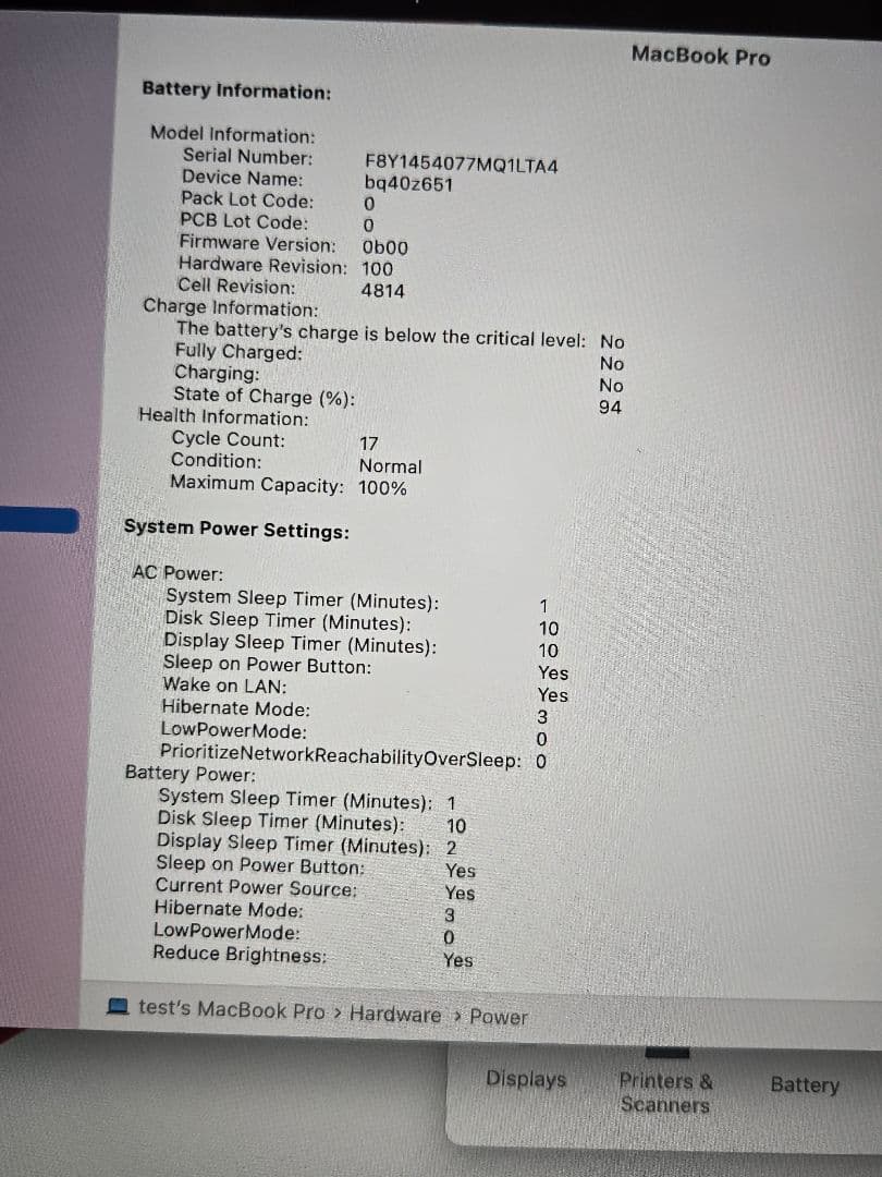 Apple14インチ M1 MacBook Pro 16GB/512GB SSD