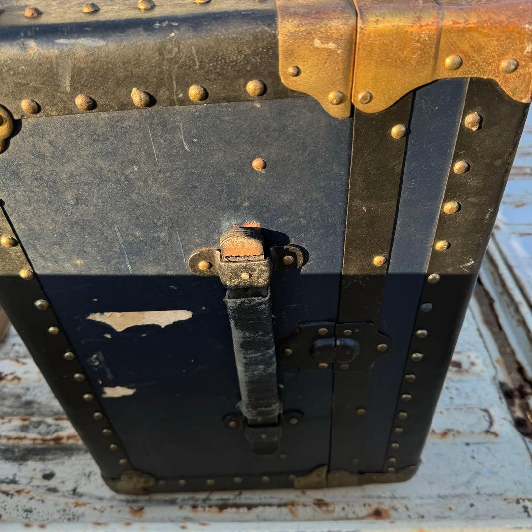 石川トランク製大型船舶トランク 海軍 戦前物？ヴィンテージ昭和レトロアンティーク