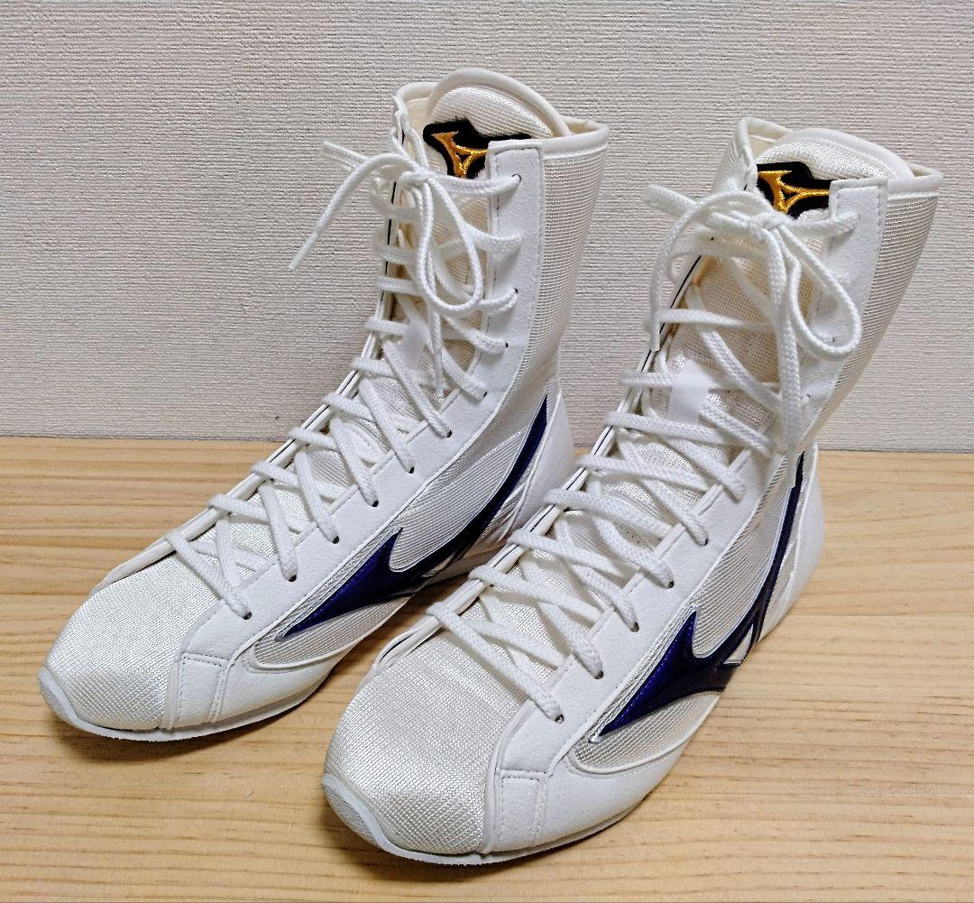 ミズノ ボクシングシューズ 白 26.5cm