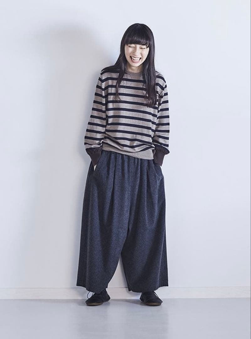 atelier naruseアトリエナルセ◼︎ラムウールワイドパンツ◼︎ガウチョ