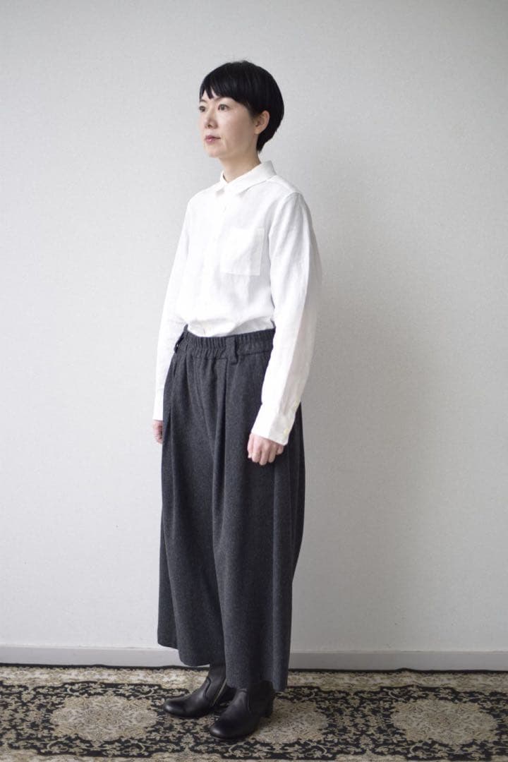 atelier naruseアトリエナルセ◼︎ラムウールワイドパンツ◼︎ガウチョ