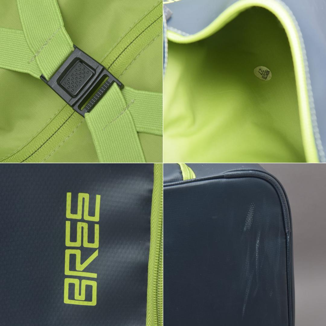 BREE◇ブリー キャリーバッグ スーツケース 機内持込可 PVC ネイビー