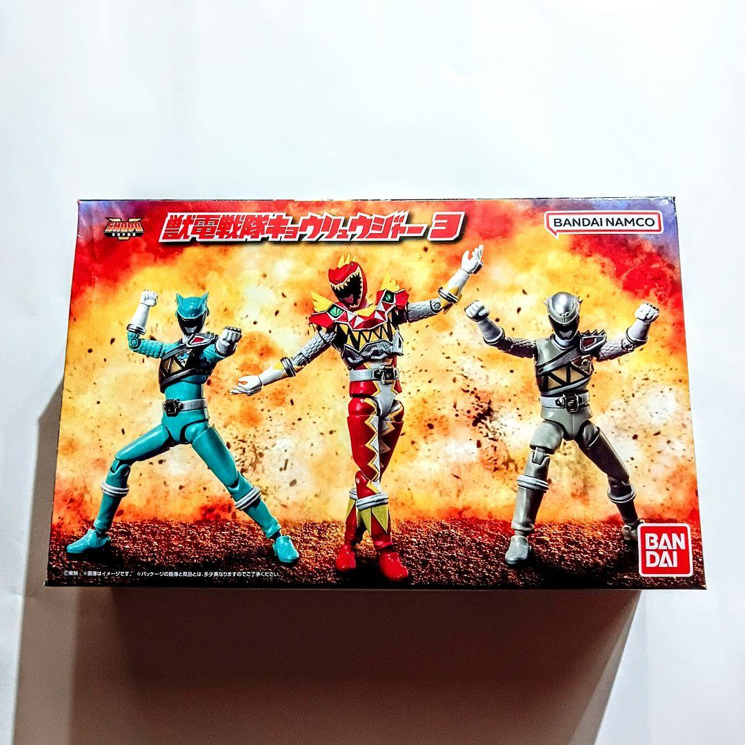 SHODO SUPER 獣電戦隊キョウリュウジャー1·2·3セット　フィギュア