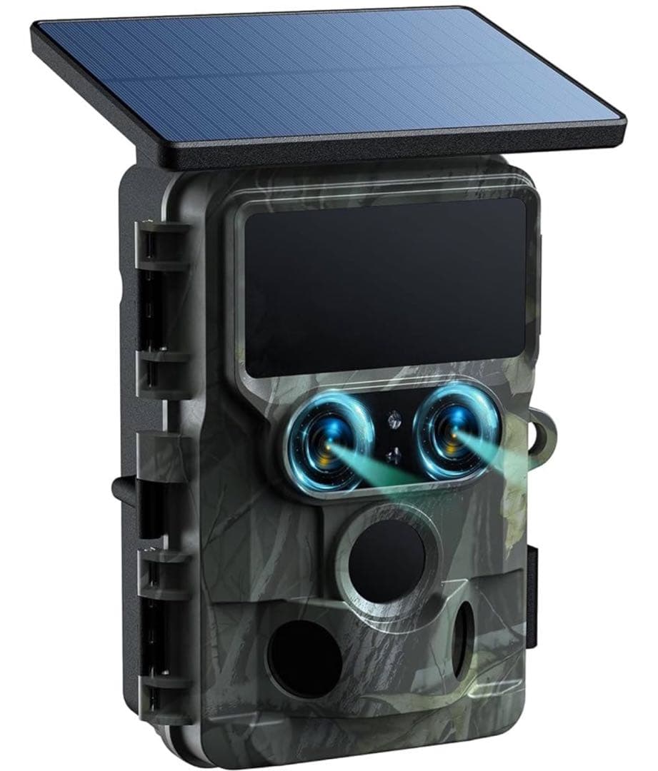 訳あり 破格 ソーラートレイルカメラ 4K 60MP 30FPS動画 WiFi