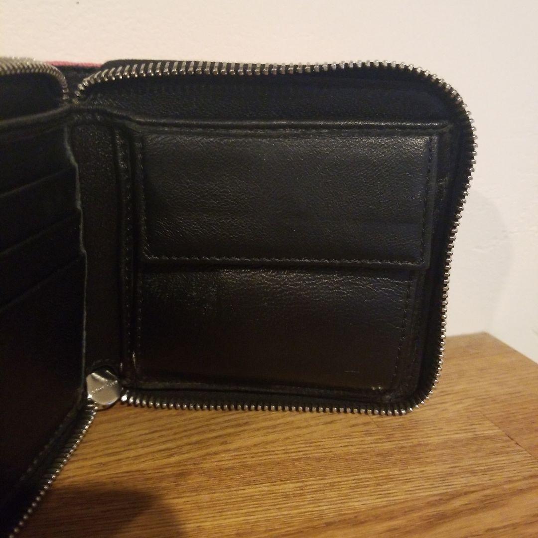 【美品】MARNI 二つ折り財布 オレンジ ピンク