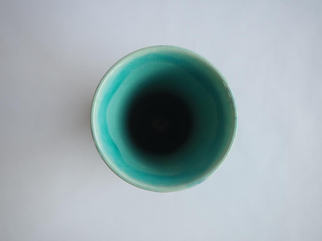 16代永樂善五郎造(即全)『澗水花入（かんすいはないれ）』 (共箱)　千家十職