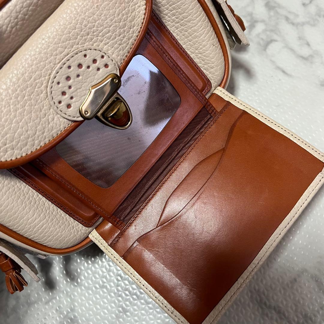 希少ポーチ付 ドゥーニー＆バーク ハンドバッグ 2way ヴィンテージ