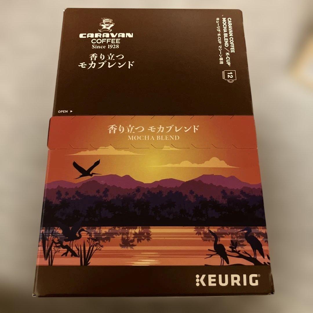 キャラバンコーヒー キリマンジャロ 、モカブレンド12個入り×各4箱、計8箱