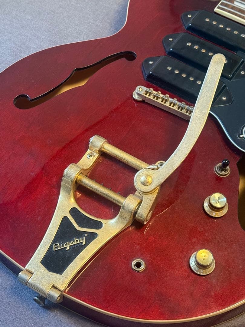 Epiphone Riviera p93 WR ギターケース付