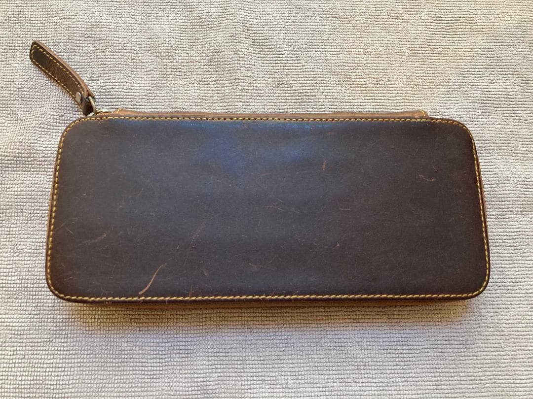 バハギア　クレイジーホース ダークブラウン　　検索　ガレンレザー　野原工芸