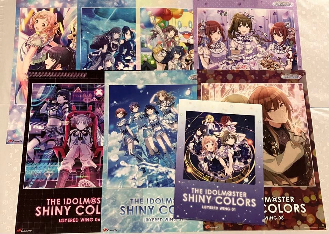 【未使用品】A3ポスター シャニマス L@YERED WING 01-08 特典