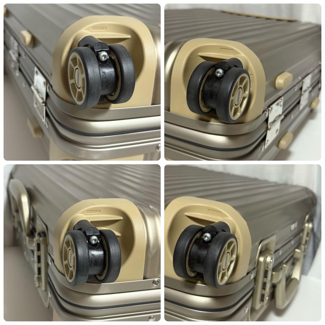 専用⭐️未使用⭐️RIMOWA TOPAS チタニウム　マルチウィール　ゴールド