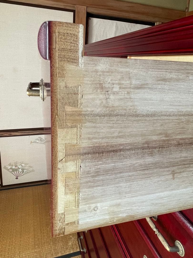 昭和レトロ　木製タンス 8引き出し