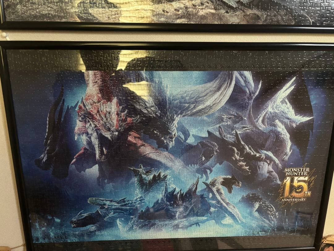 モンスターハンター 15周年パズル1000ピース組立済