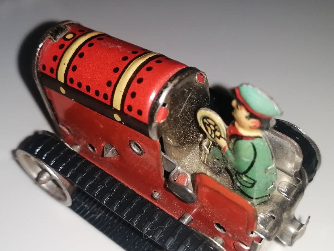 GAMA　ステーショントラクター　ゼンマイ　ブリキ製