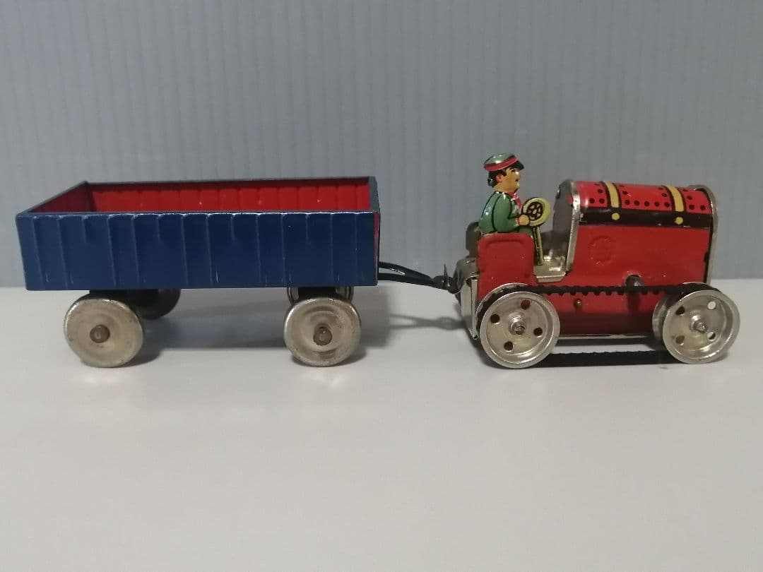 GAMA　ステーショントラクター　ゼンマイ　ブリキ製