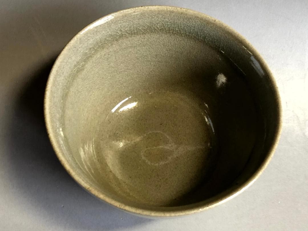 碗■高田焼若松象嵌入数茶碗 抹茶碗 お茶道具 古美術 時代物 骨董品■