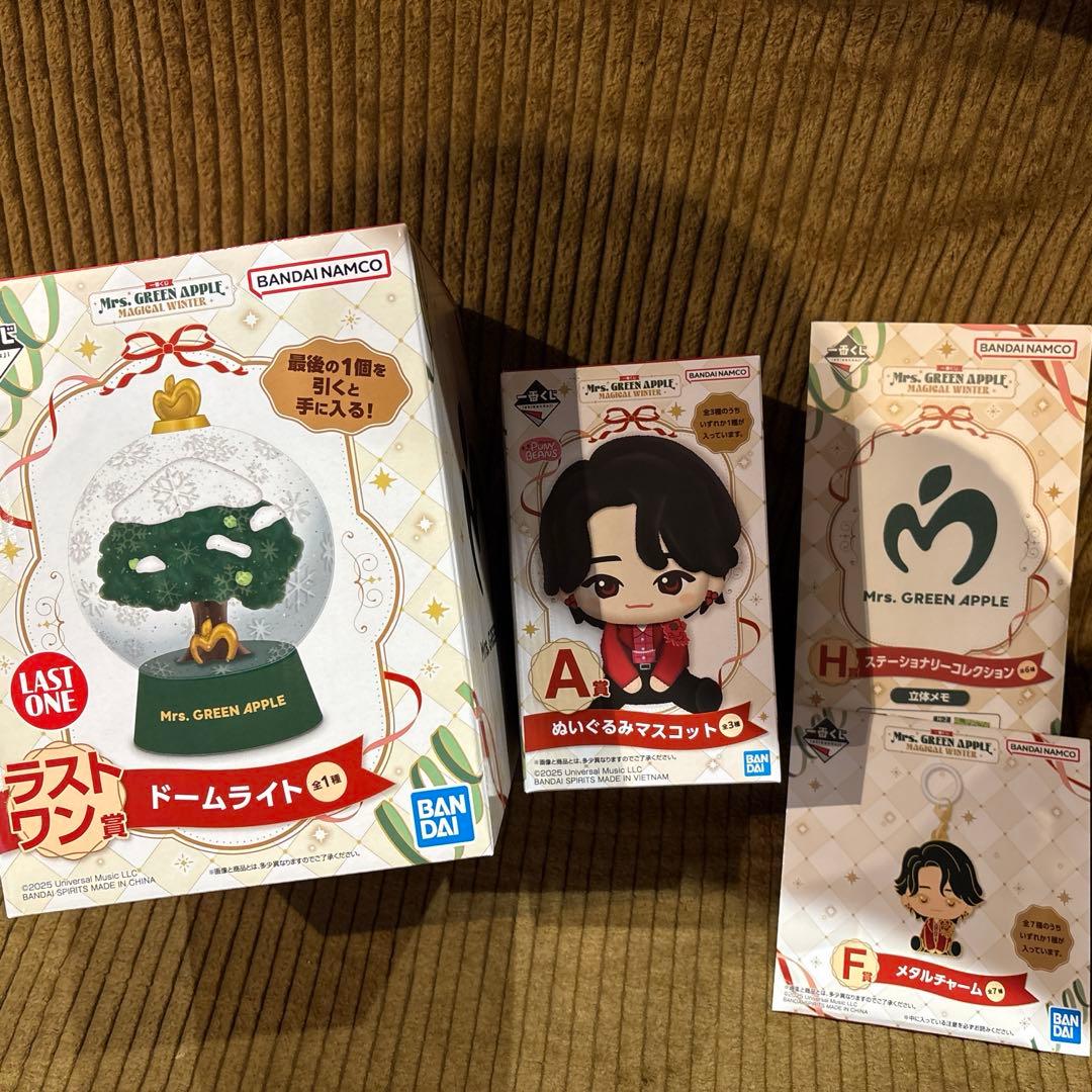 Mrs.GREEN APPLE 一番くじ A賞 F賞 H賞 ラストワン ミセス