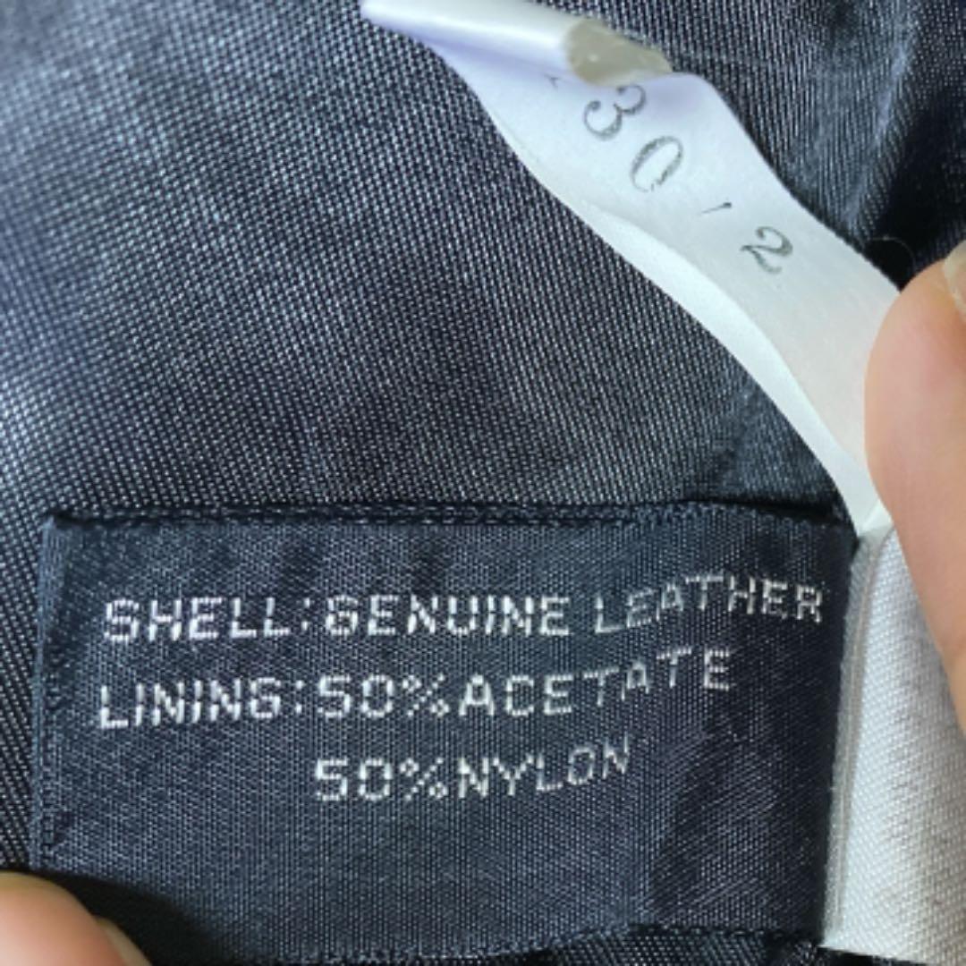 本革 genuine leather ライダースジャケット レザー 革ジャン