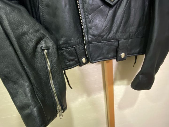 本革 genuine leather ライダースジャケット レザー 革ジャン