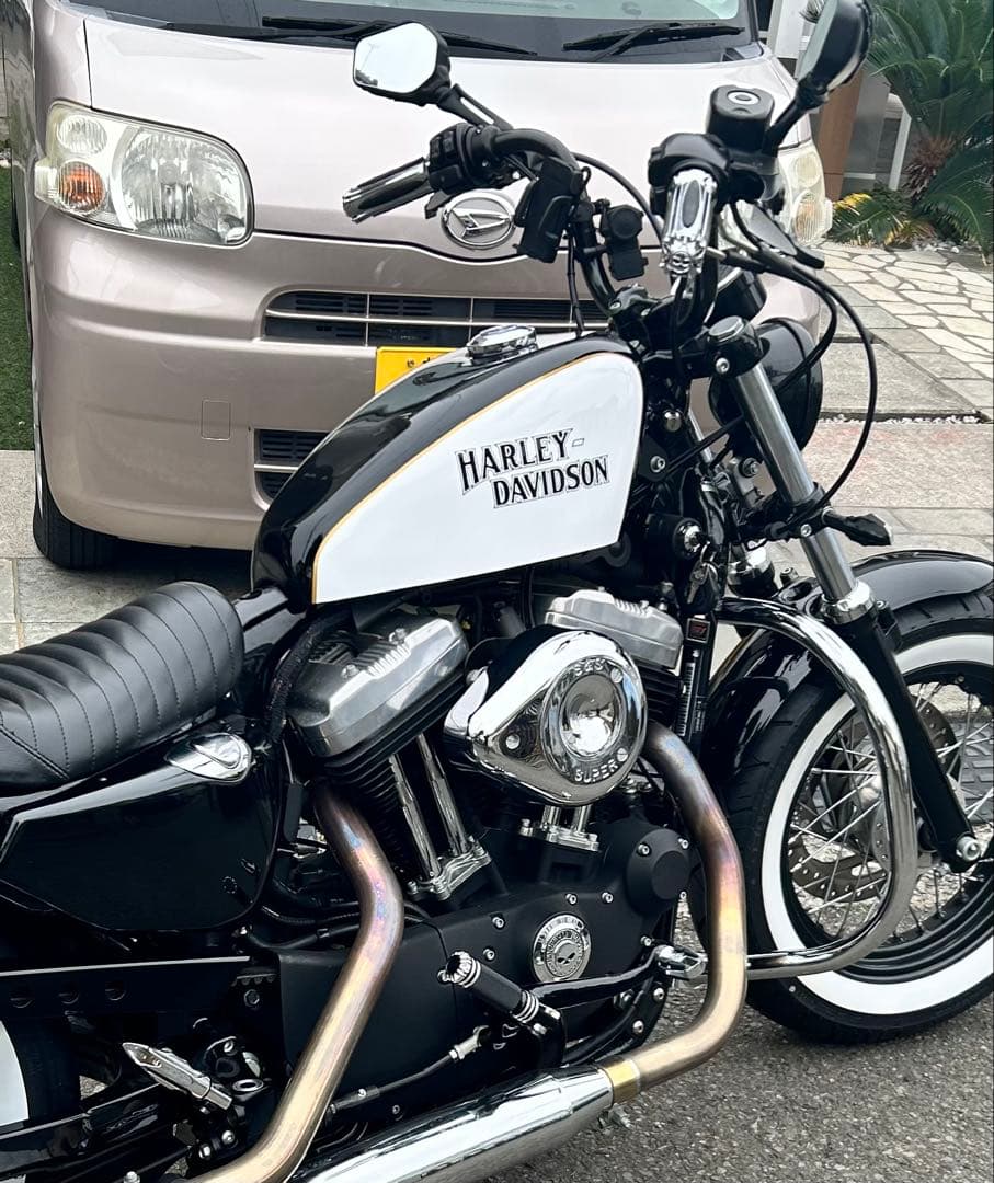 サイモンカスタム　タンクカバー　ハーレー xl1200x用