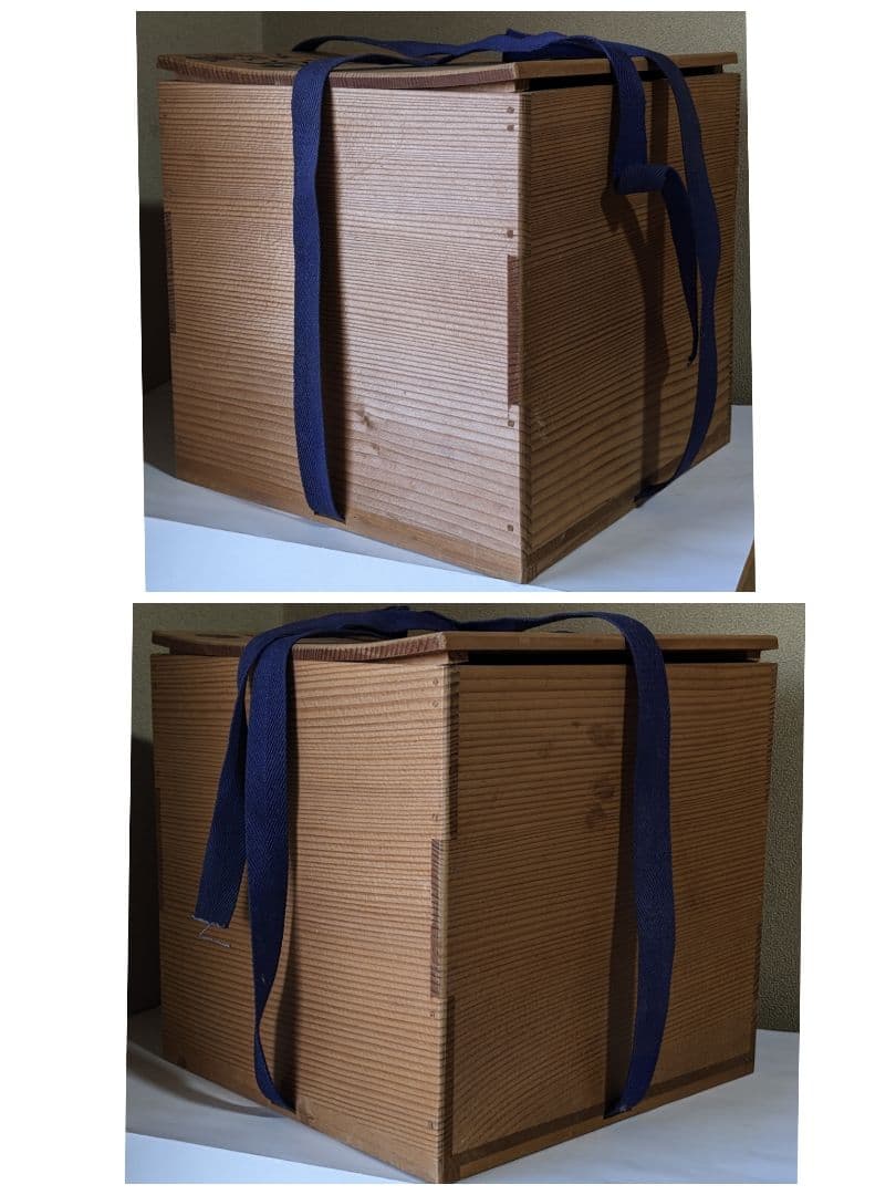 ♦茶釜 浪速の釜師 橋本辰敏作 鷺地紋 阿弥陀釜 共箱 茶道具 金属工芸 骨董品