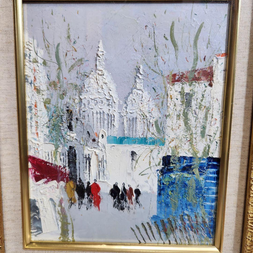 住田昭　油絵　パリ