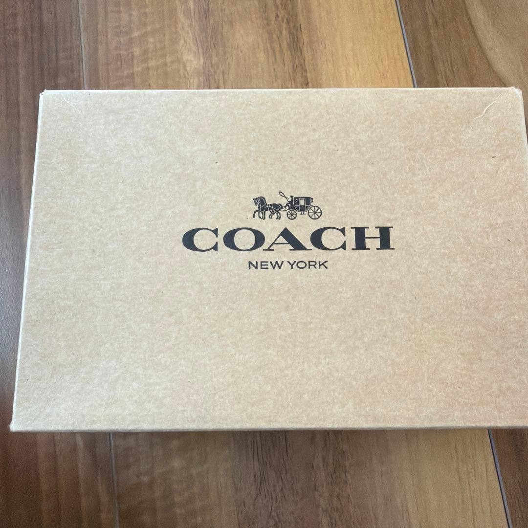 COACH レザー ケース レッド