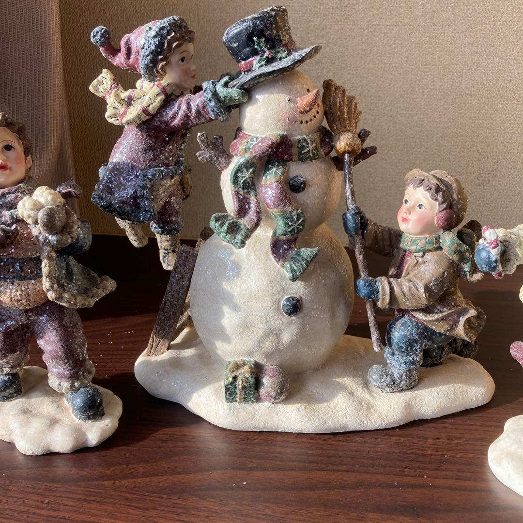 キリスト誕生　スノーマン　オブジェ　カークランド