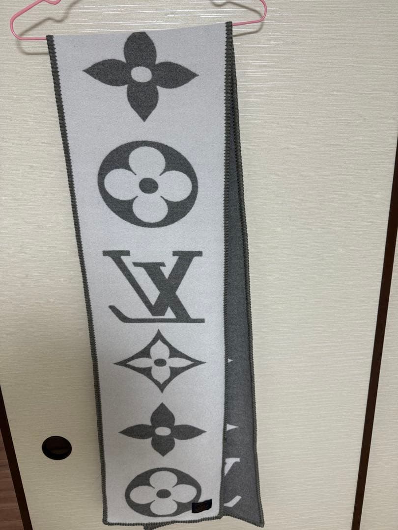 ルイヴィトン エシャルプ・スィートドリーム グレー/ホワイト