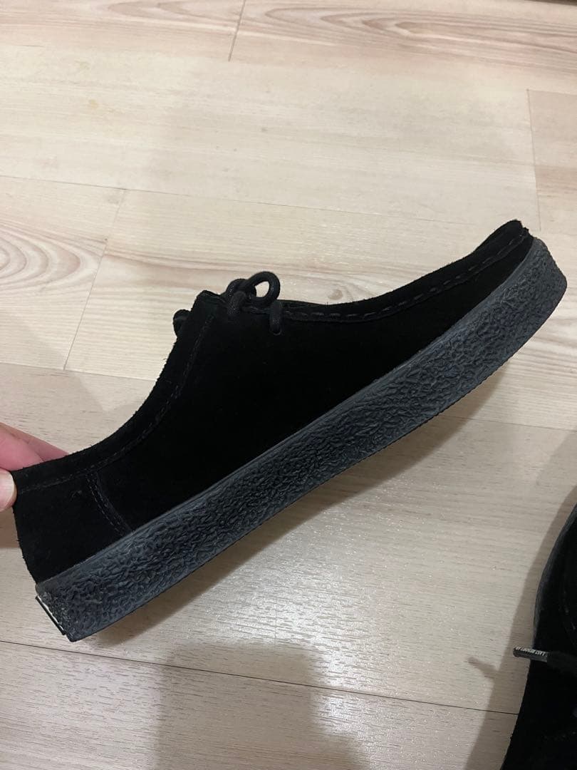 ⭐︎last resort ab黒 スエード モカシンシューズ27.5cm