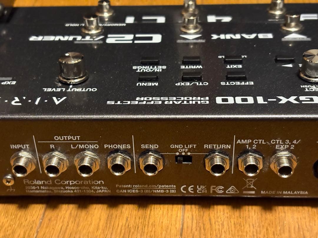 【BT-DUALセット、美品】BOSS GX-100 マルチエフェクター