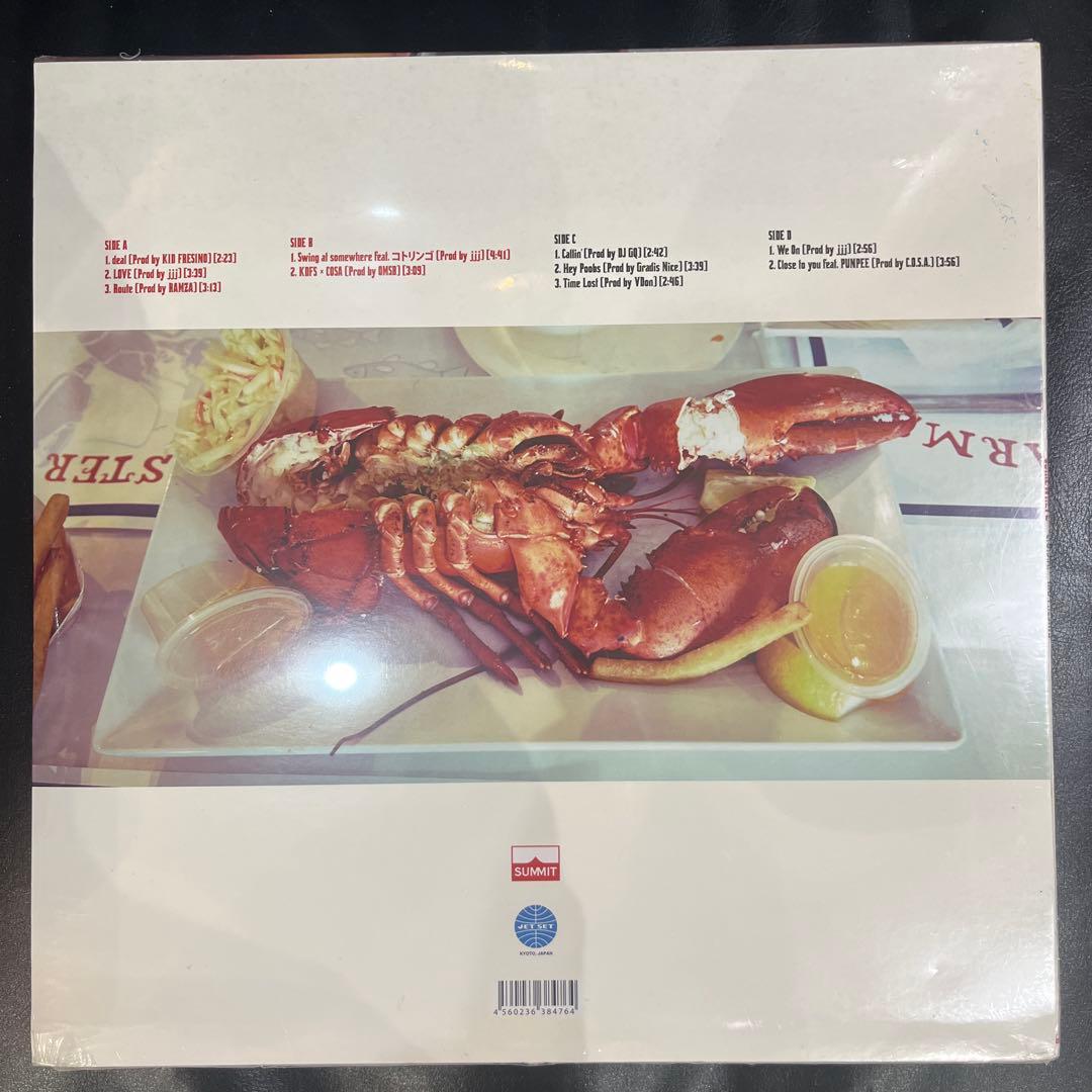 C.O.S.A.×Kid Fresino Somewhere LP レコード