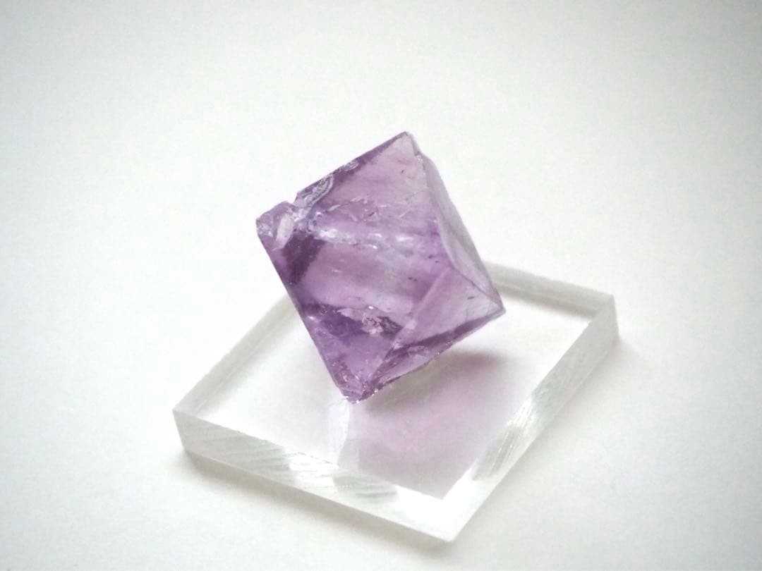 フローライト　イリノイ産　パープル　蛍石　鉱物【B-7】